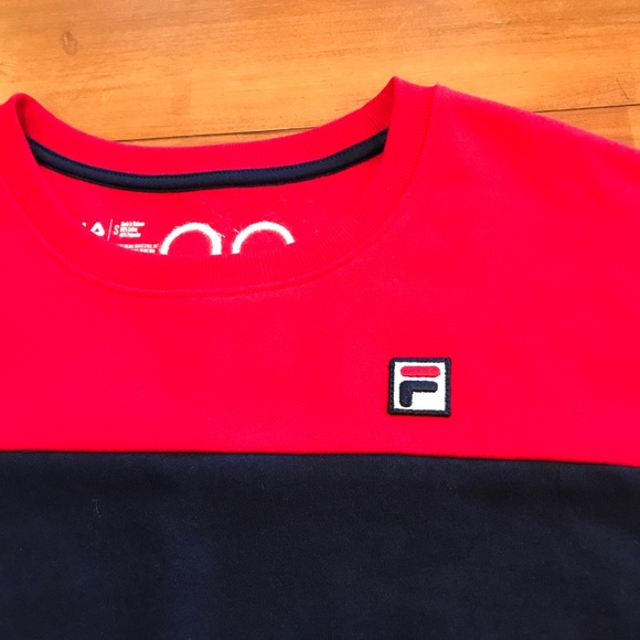 FILA Crewneck Colorblock Sweatshirt - Picture 4 of 9